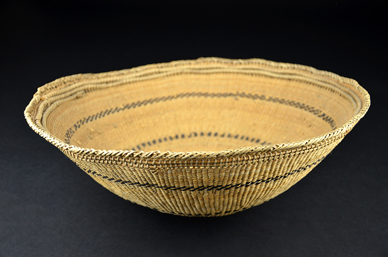 Yanamamo Indian Tribe Natural Fiber Hand Woven Basket South America