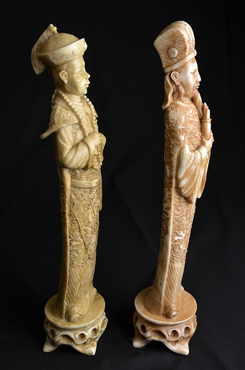 Chinese Resin Figurines Statues Four Wise Men Museum Oriental Asian Art China